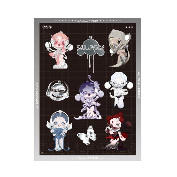 POP MART SKULLPANDA The Sound Series Stickers
