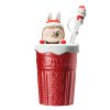 POP MART The Monsters Let's Christmas Series Straw Cup